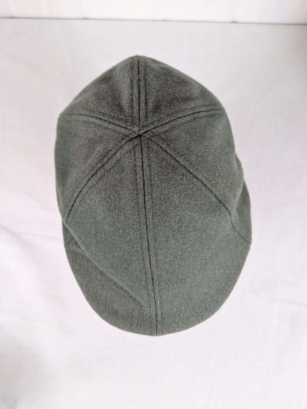 Boston Scally Company Gray Hat 6-Panel Newsboy Cap Wool Blend Shamrock Mens XL - Picture 3 of 8